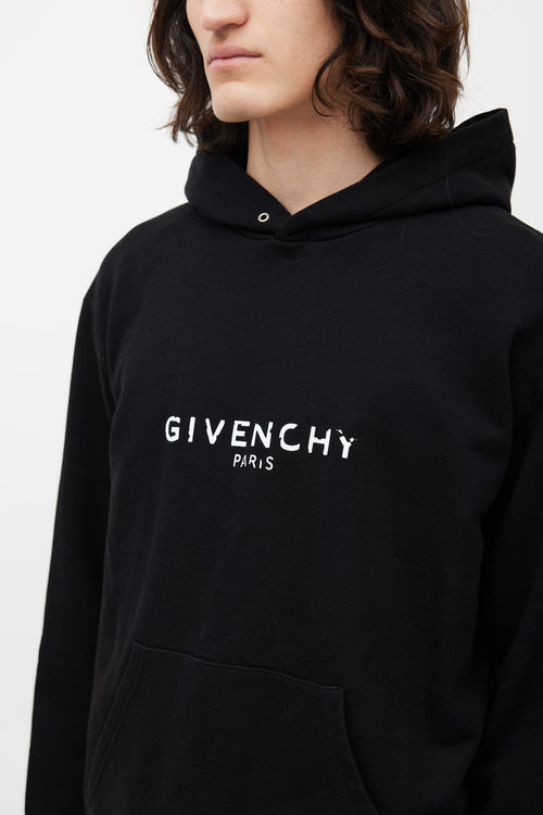 Givenchy Black & White Logo Hoodie
