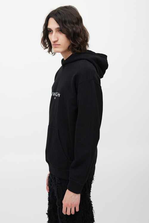 Givenchy Black & White Logo Hoodie