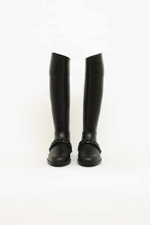 Chain Rubber Eva Rain Boots