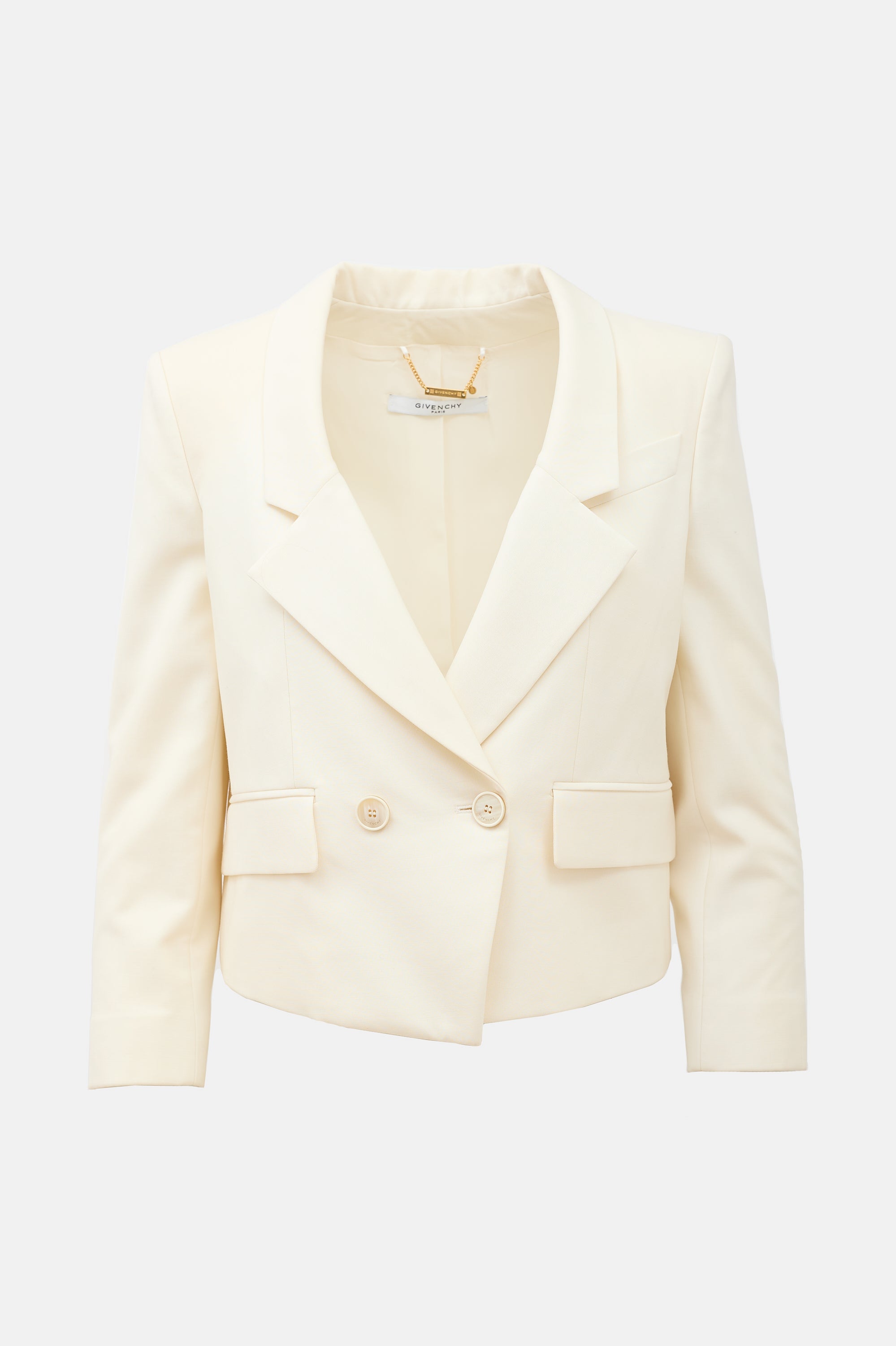 Givenchy Cropped Double Breasted Blazer