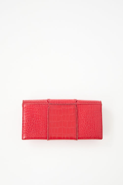 Givenchy Embossed Leather Wallet