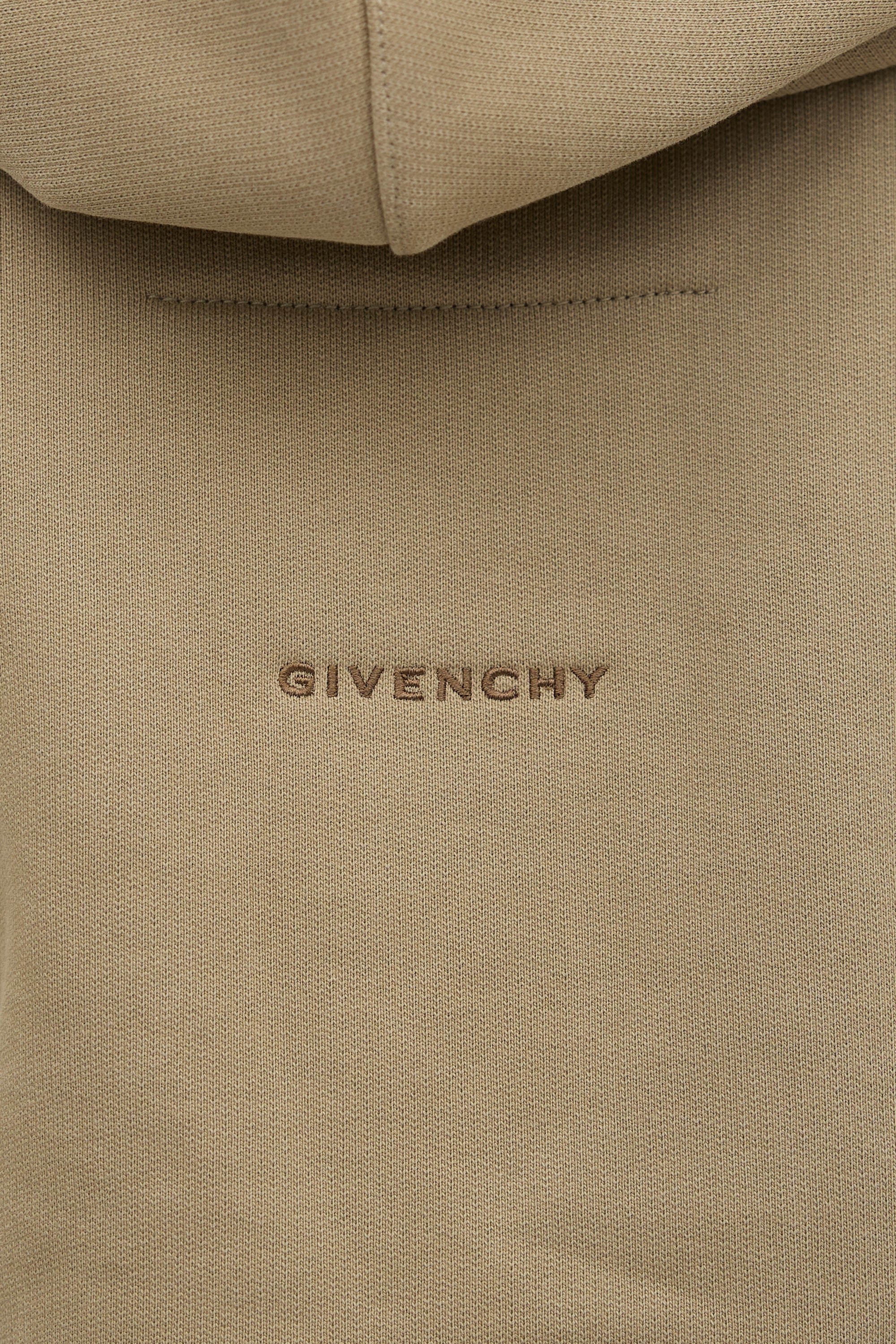 Givenchy Embroidered Logo Cropped Hoodie