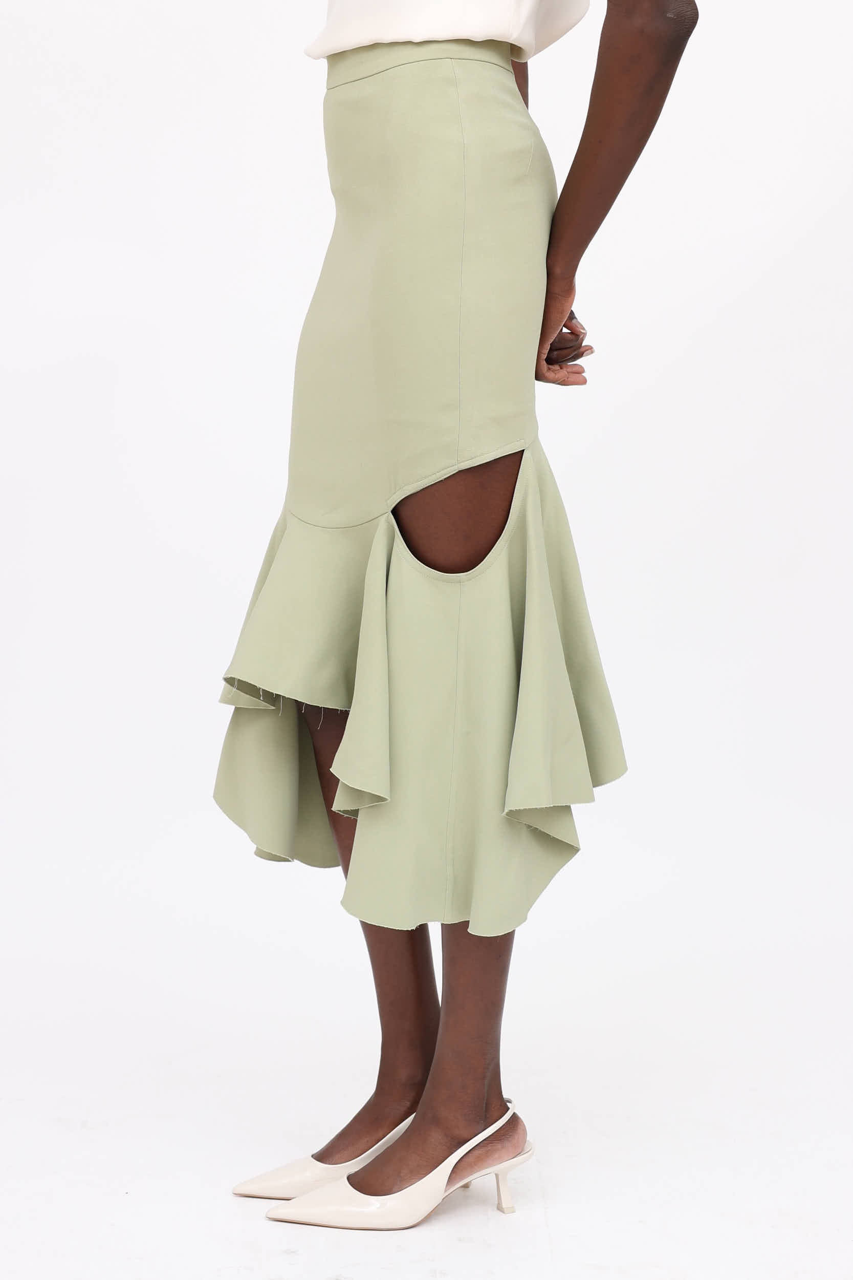 Givenchy 2016 Resort Cutout Skirt