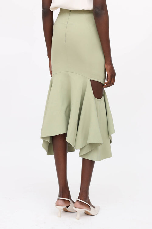 Givenchy 2016 Resort Cutout Skirt