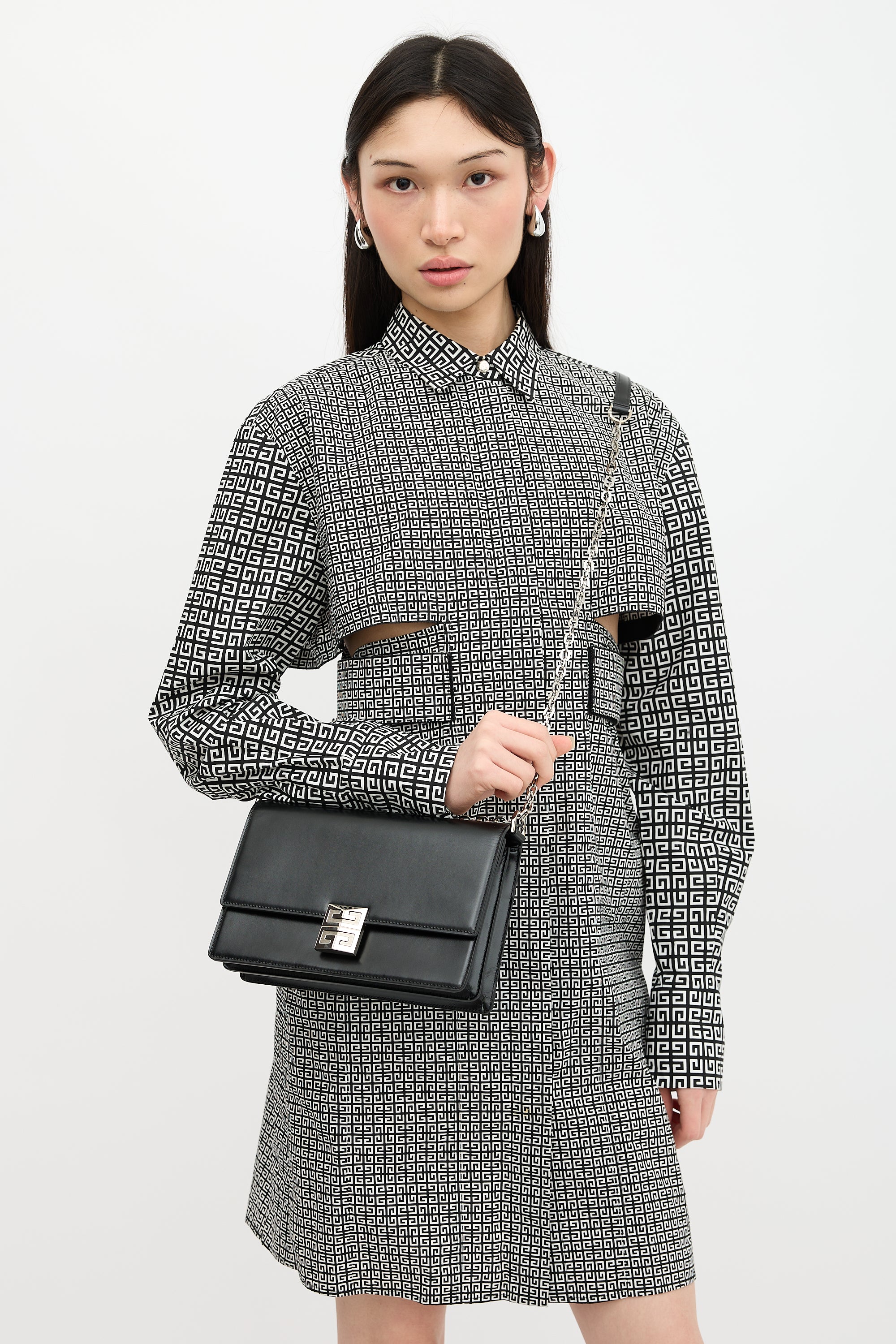 Givenchy Leather Small 4G Shoulder Bag