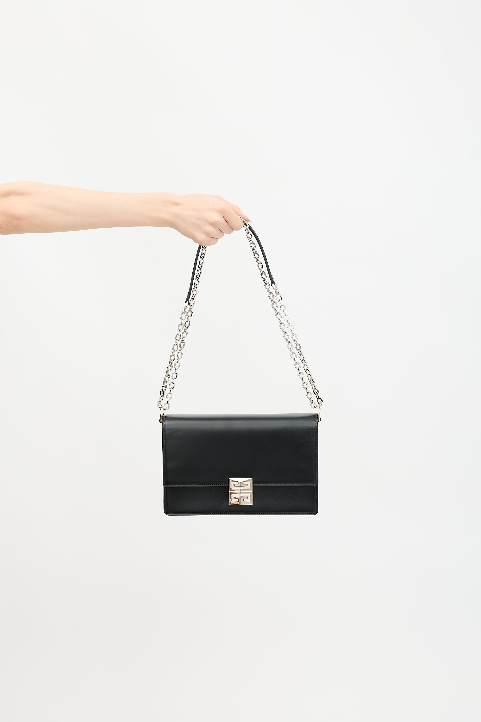 Givenchy Leather Small 4G Shoulder Bag