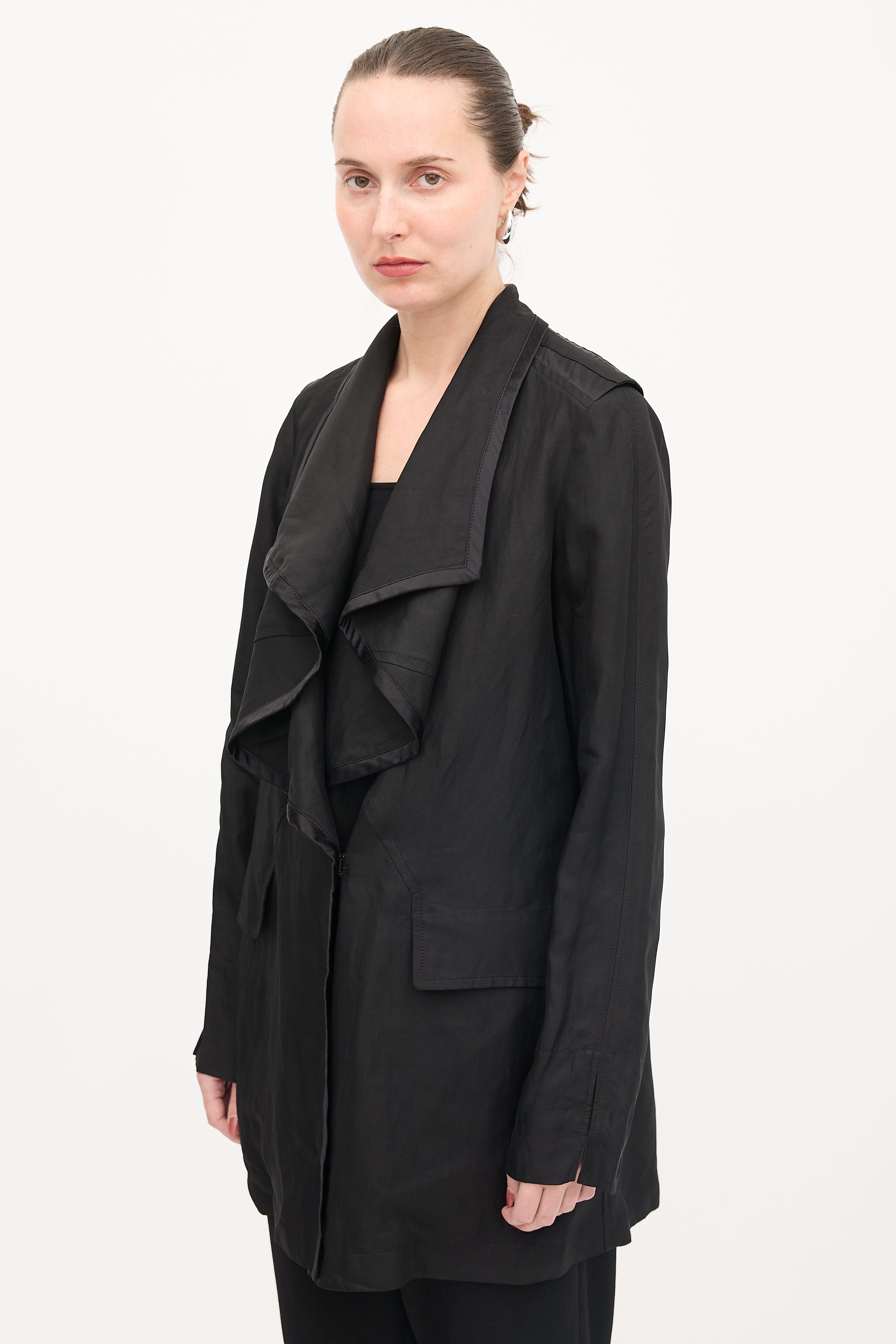 Givenchy Linen Drape Coat