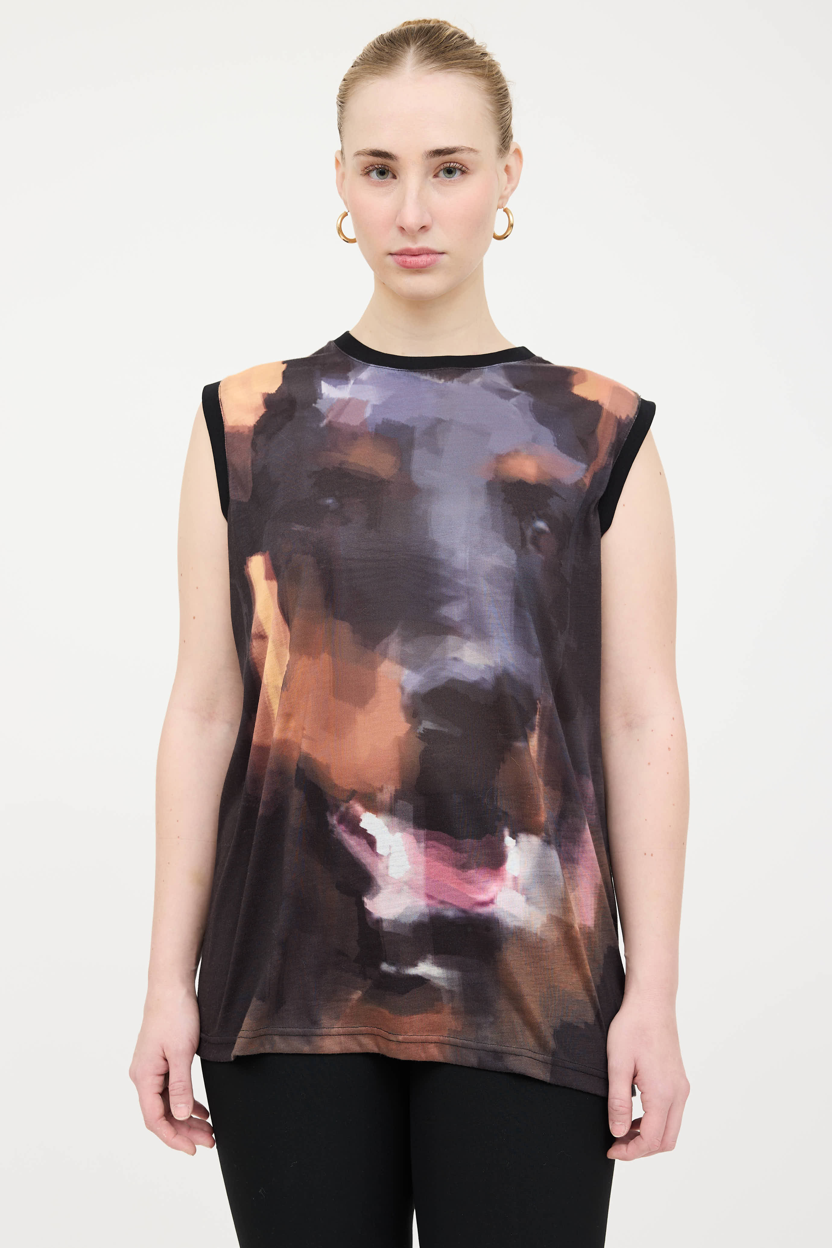 Givenchy Printed Sleeveless Top