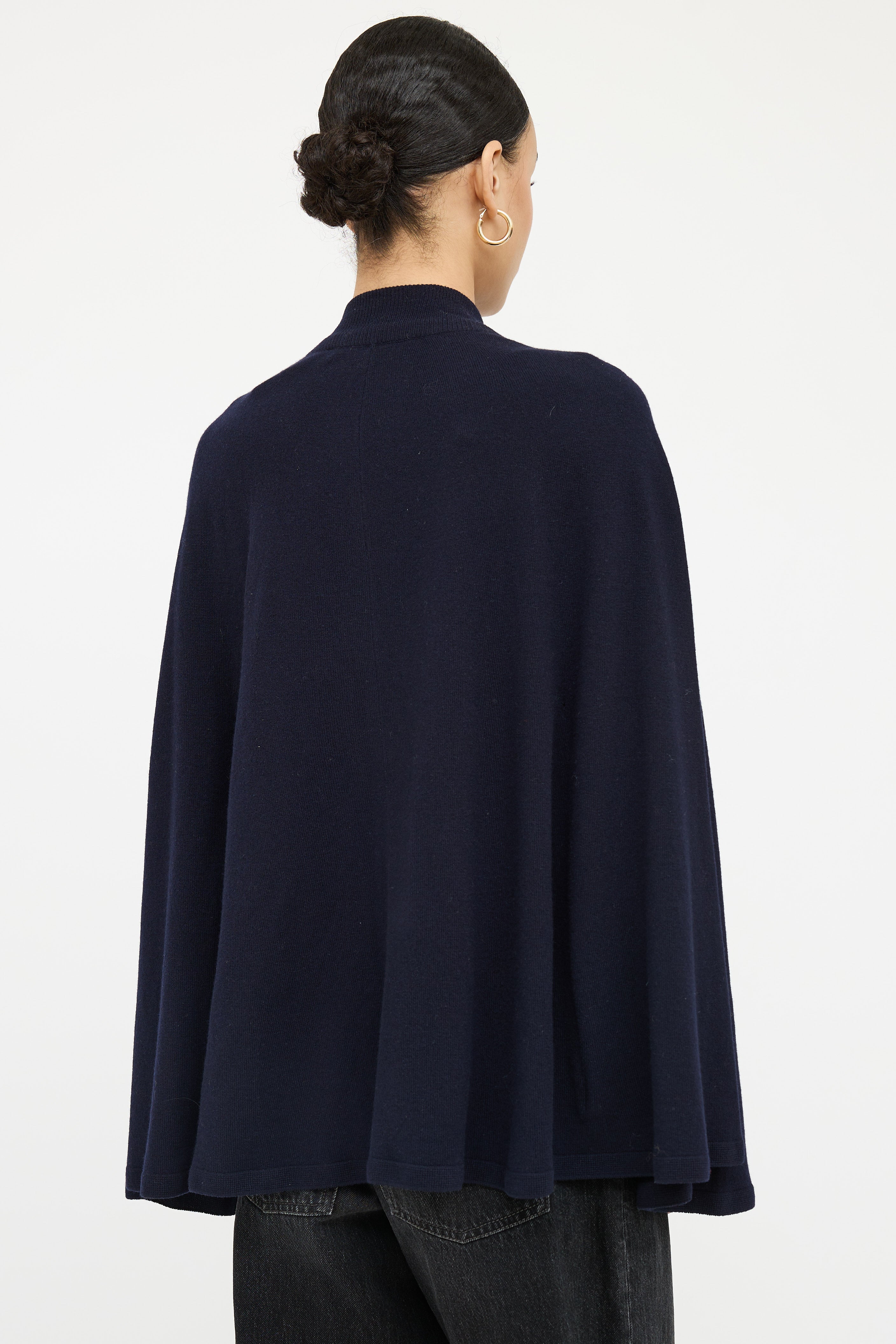 Givenchy Wool & Cashmere Zip Cape Top