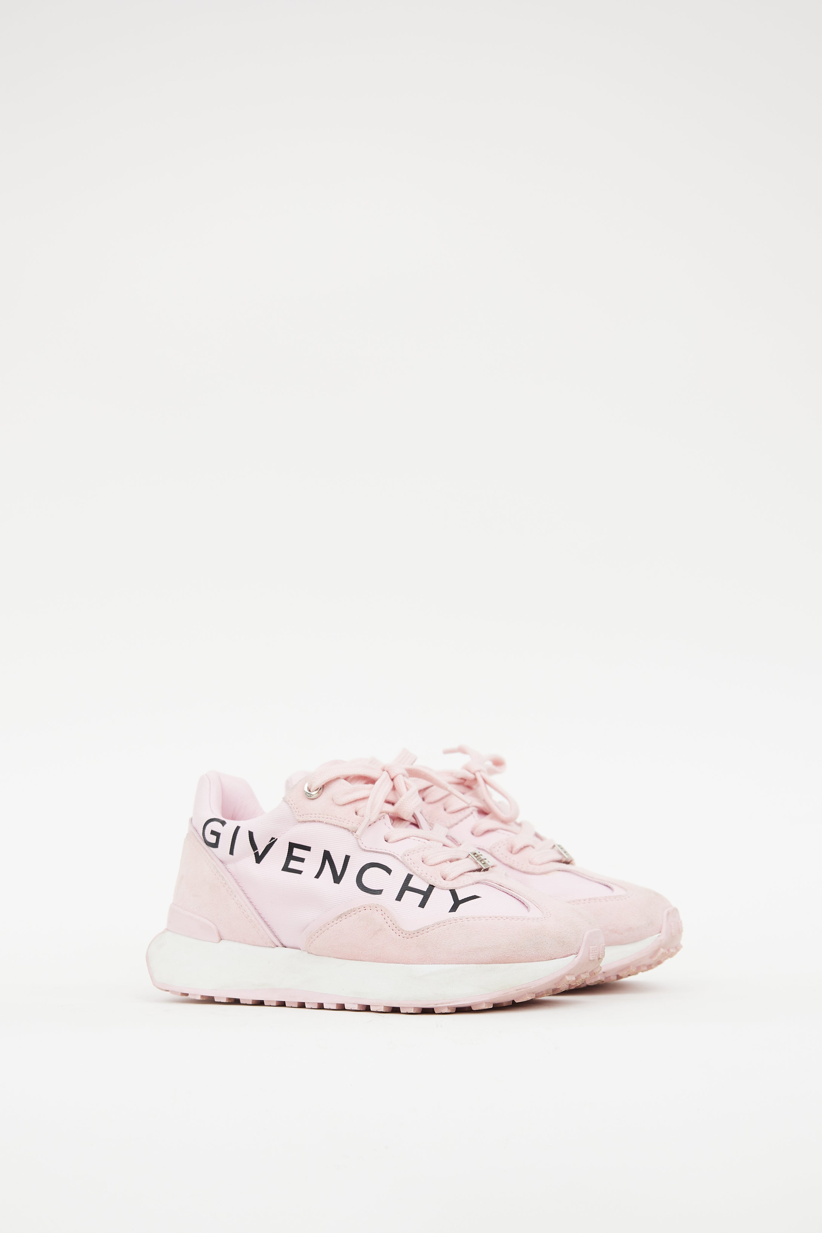 Givenchy Pink & Black GIV Platform Sneaker