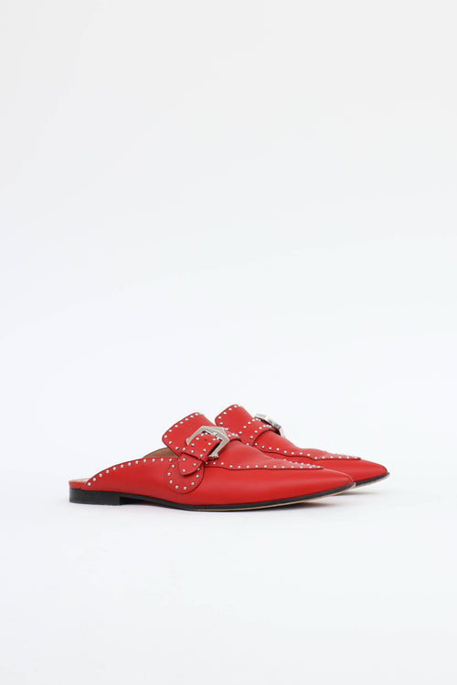 Studded Loafer Mule