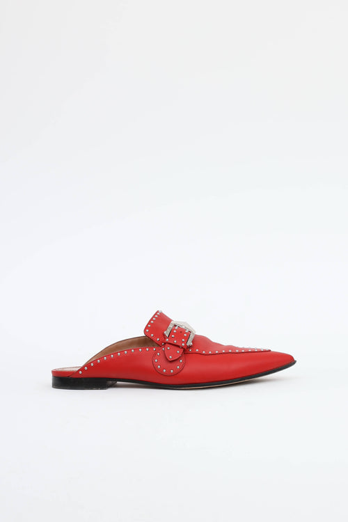 Studded Loafer Mule