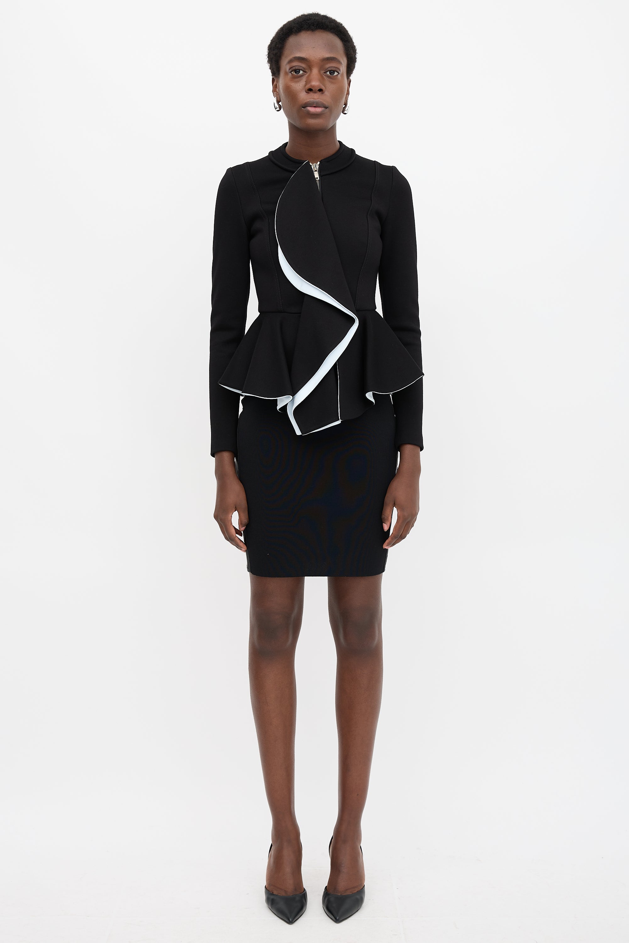 Givenchy Ruffle Peplum Jacket