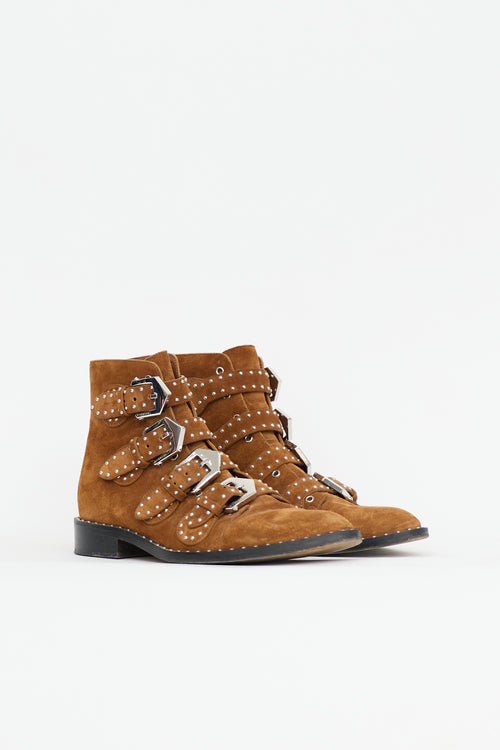 Givenchy Suede Studded Boot