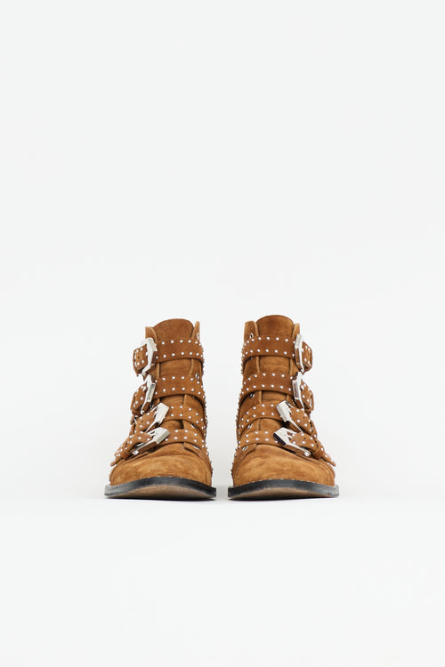 Givenchy Suede Studded Boot