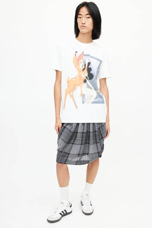 Givenchy White & Multicolour Bambi T-Shirt