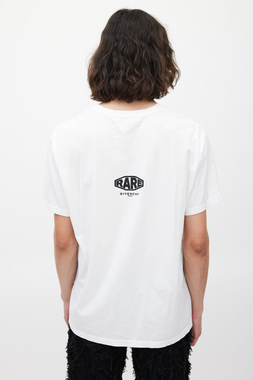Givenchy White & Multicolour Studio Homme T-Shirt