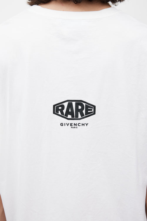 Givenchy White & Multicolour Studio Homme T-Shirt
