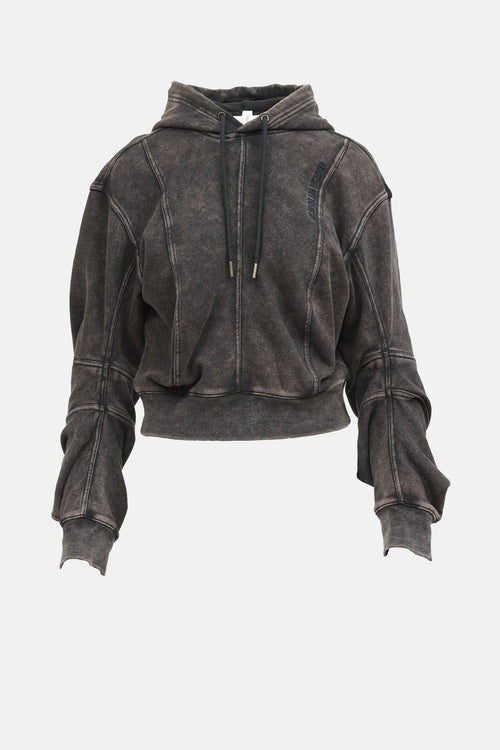 Glenn Martens X H&M Panelled Logo Hoodie