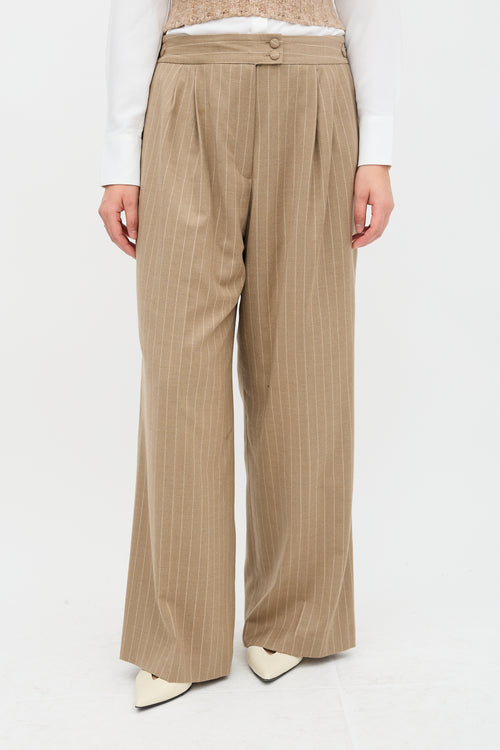 Godwin Charli Wool Pinstripe Florence Trouser