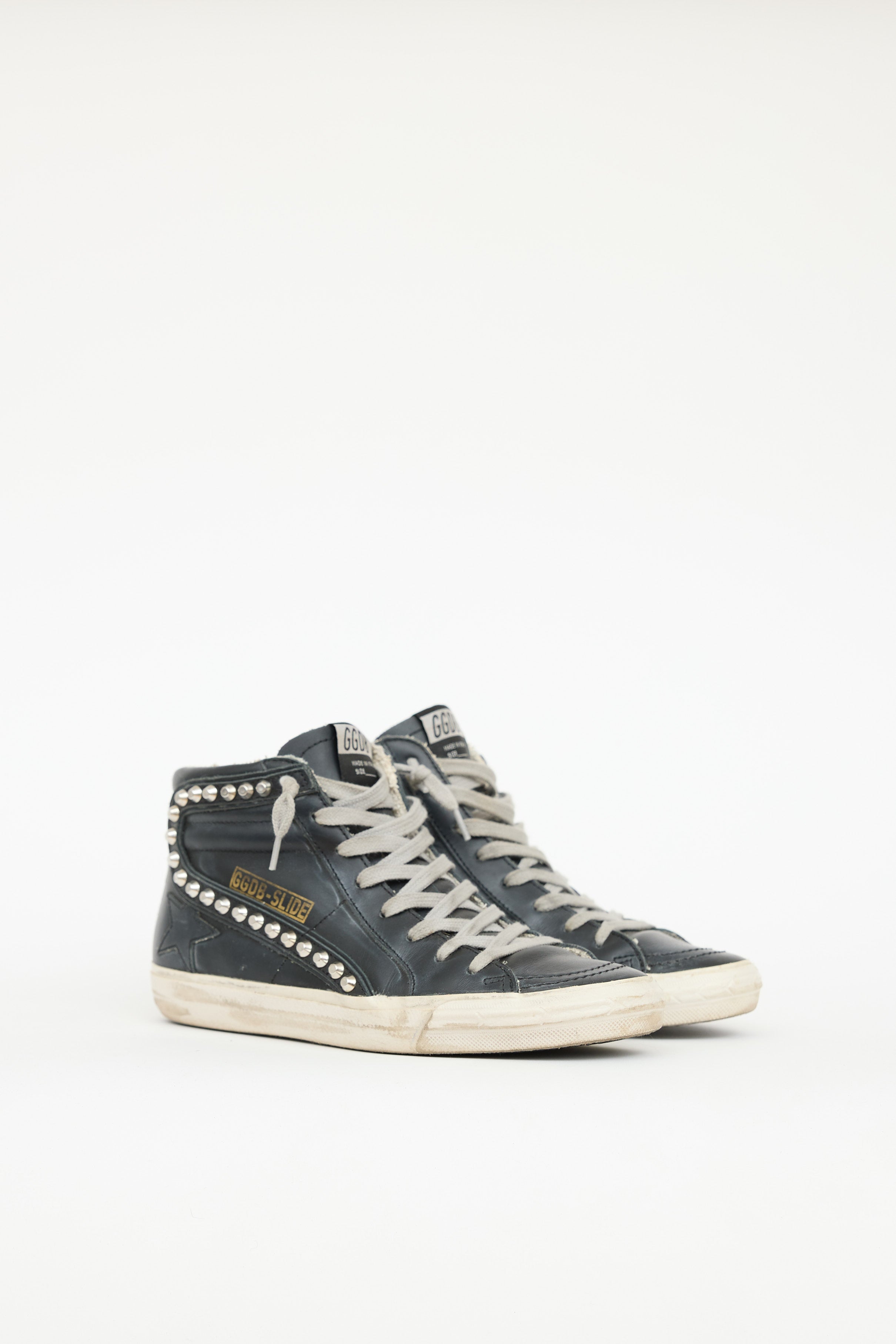 Golden Goose Leather Slide Sneaker