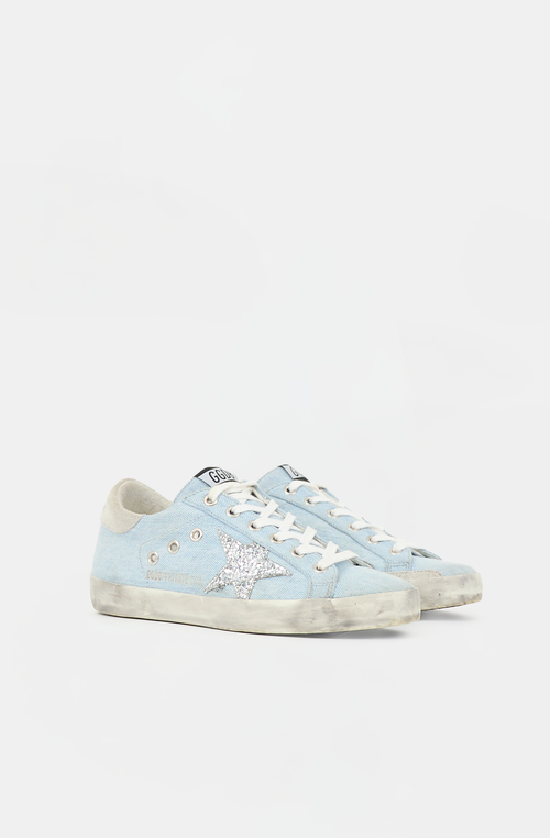 Golden Goose Denim Superstar Sneaker