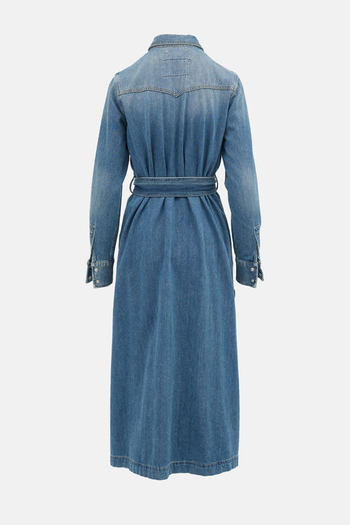 Golden Goose Denim Shirt Dress