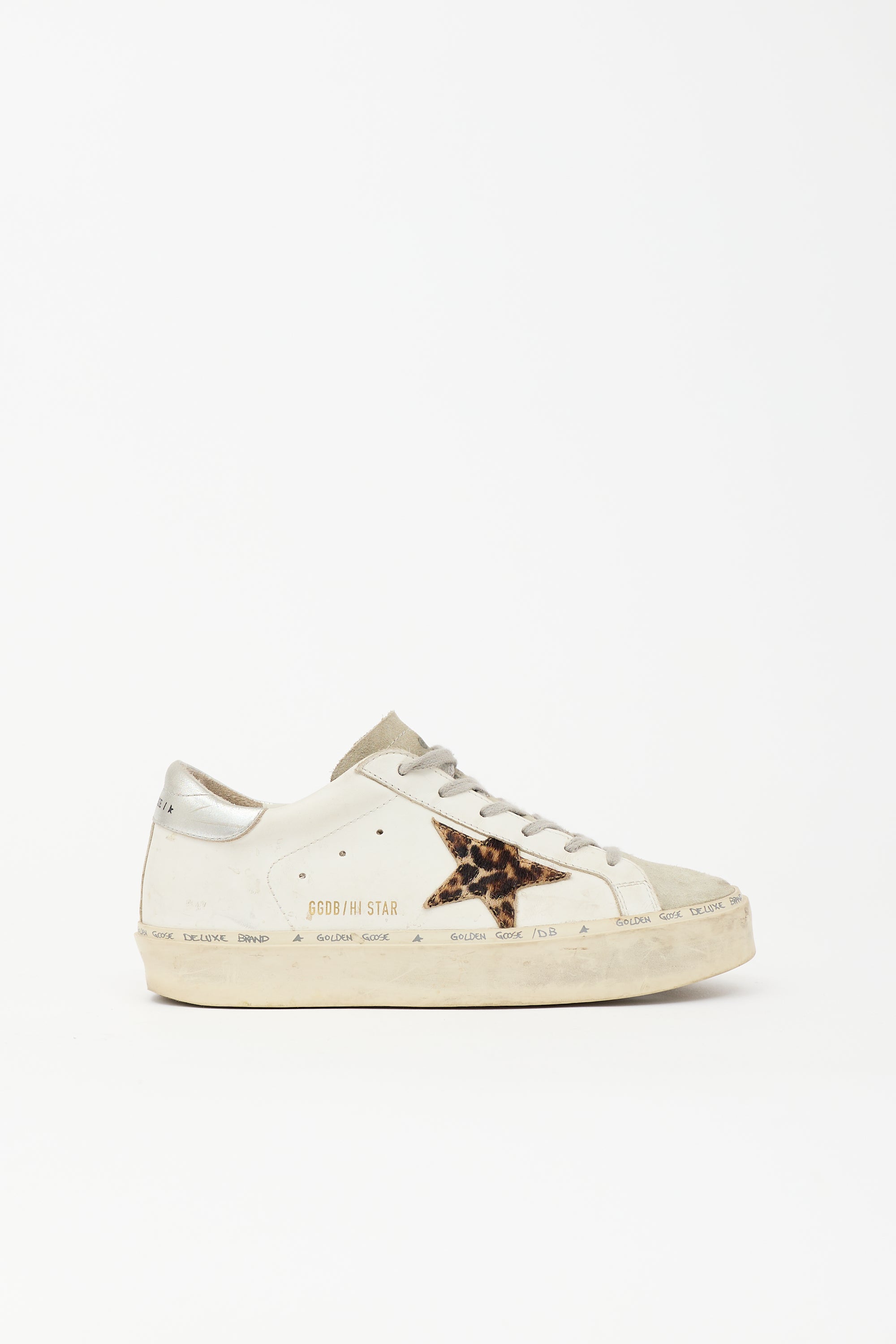 Golden Goose Leather Hi Star Sneaker