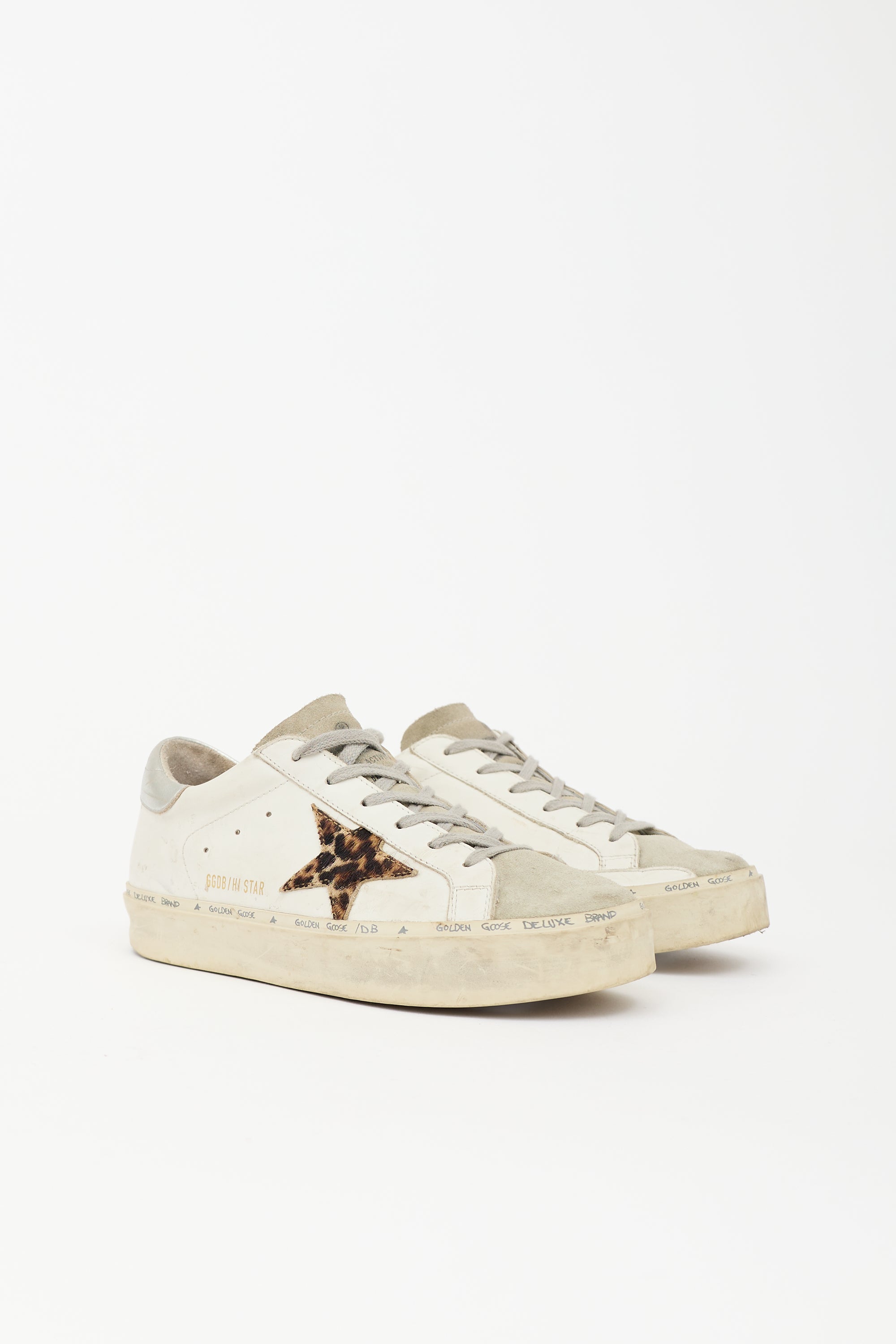 Golden Goose Leather Hi Star Sneaker