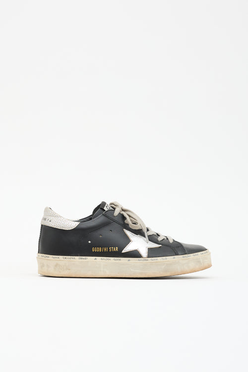 Golden Goose Leather Hi Stay Sneaker