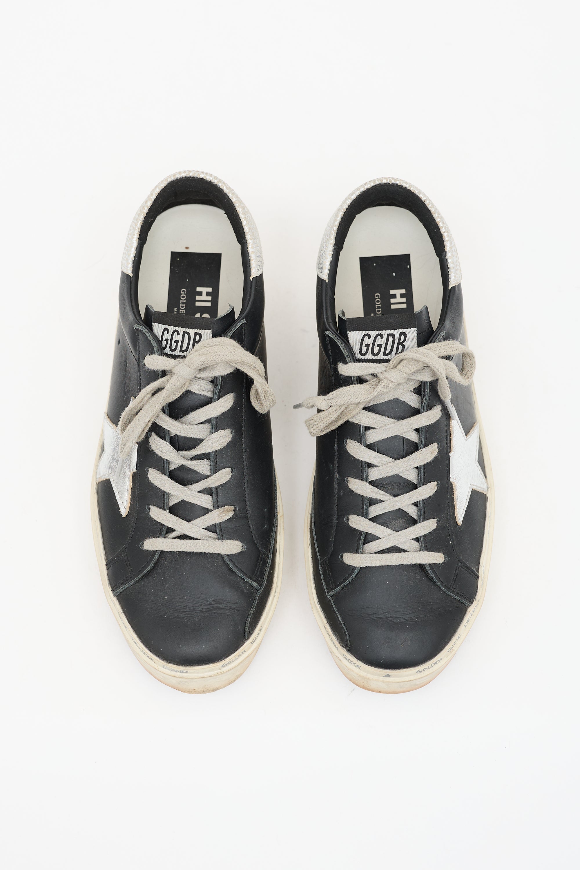 Golden Goose Leather Hi Stay Sneaker