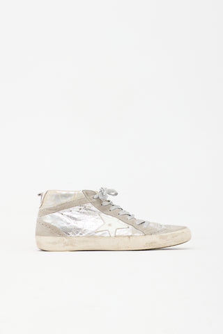 Golden Goose Leather Mid Star Sneaker