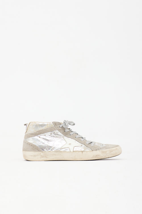 Golden Goose Leather Mid Star Sneaker