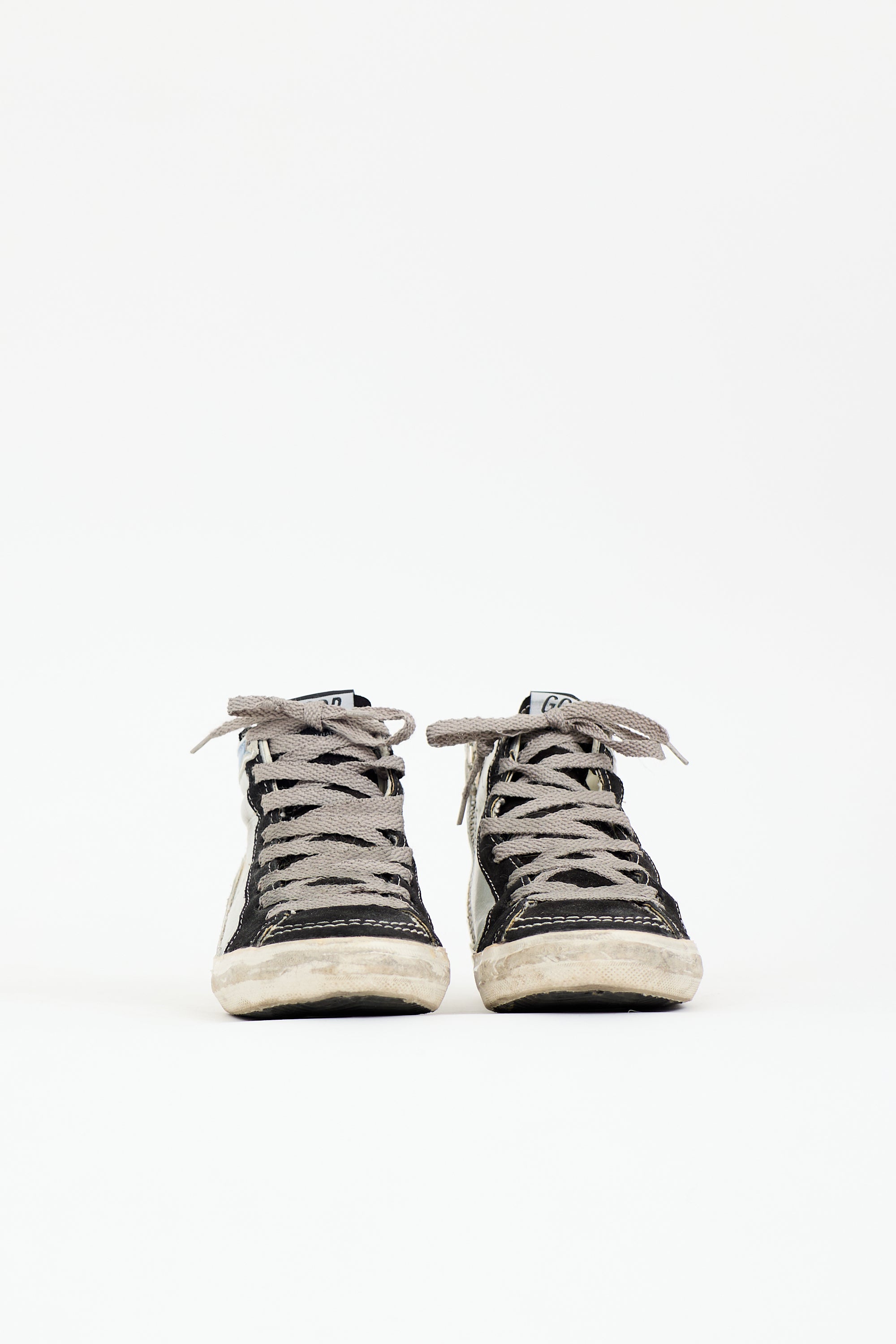 Golden Goose Leather & Suede Slide Sneaker