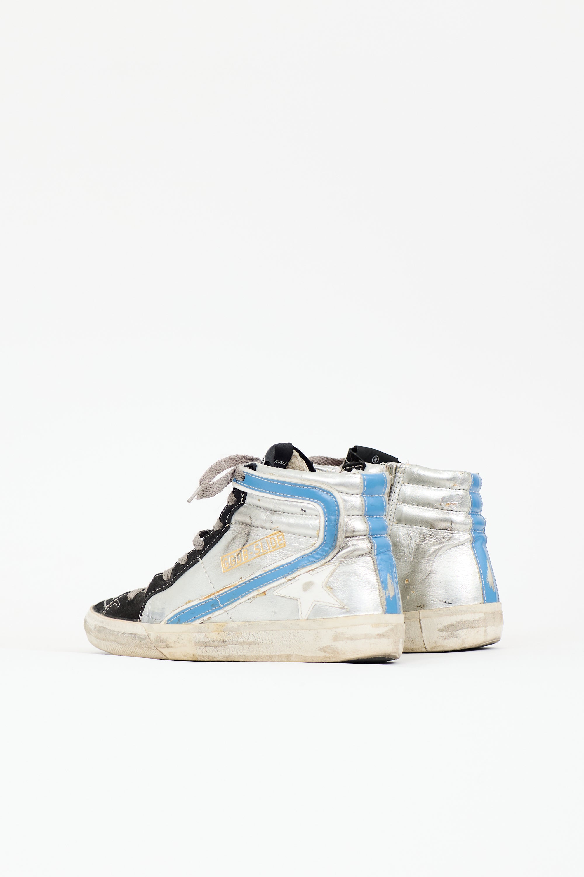 Golden Goose Leather & Suede Slide Sneaker