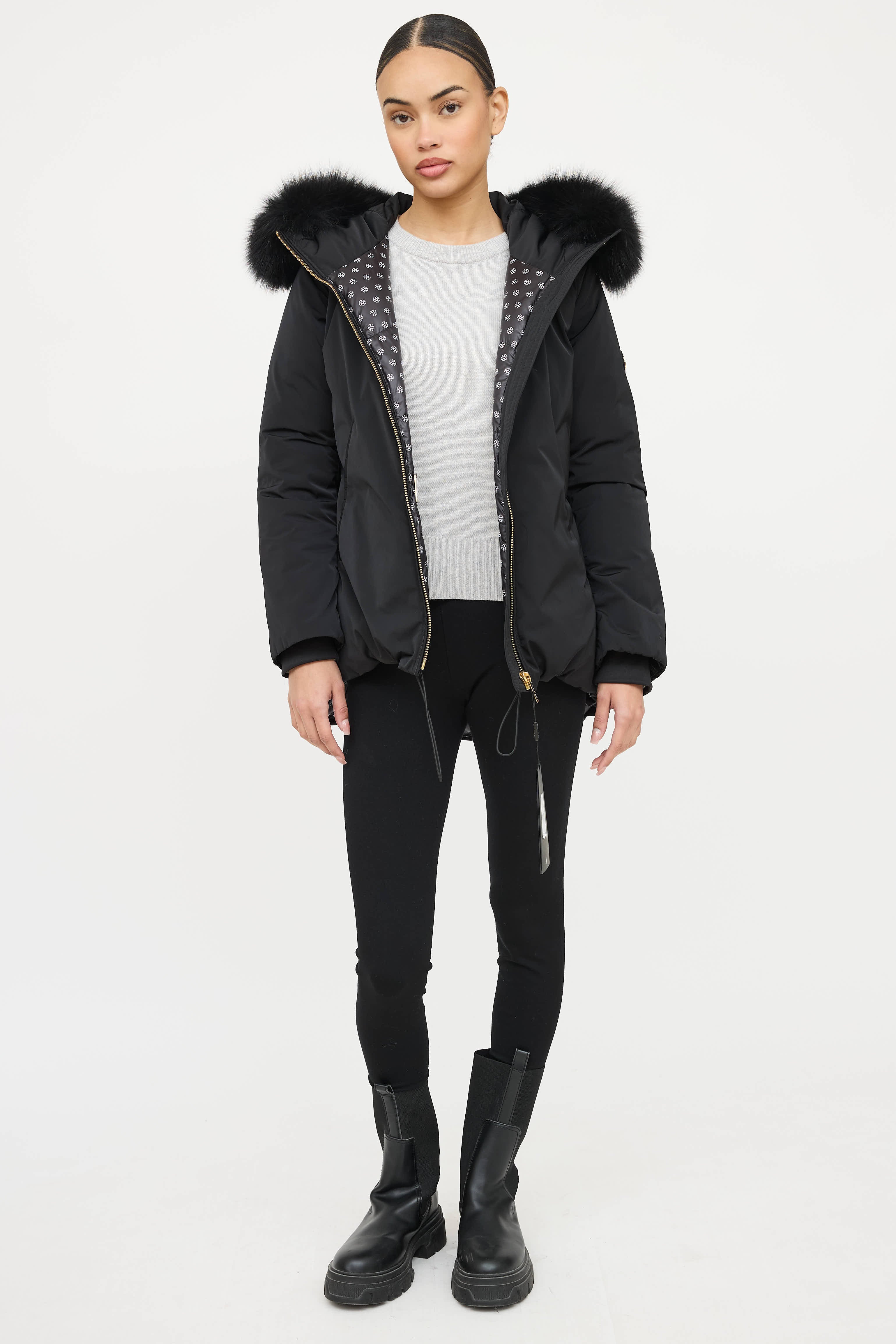 Gorski Fur Trim Down Jacket