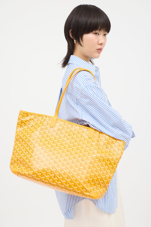 Goyard Goyardine Canvas Artois MM Tote Bag