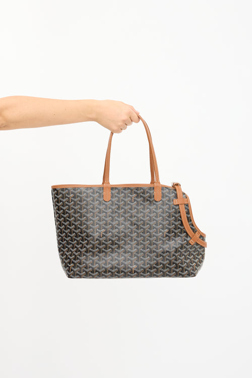 Goyard Goyardine Canvas Chien Gris Bag