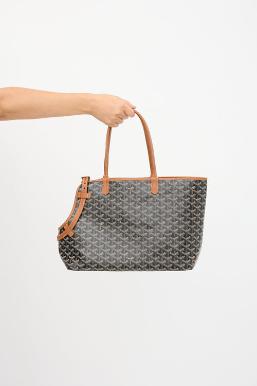 Goyard Goyardine Canvas Chien Gris Bag