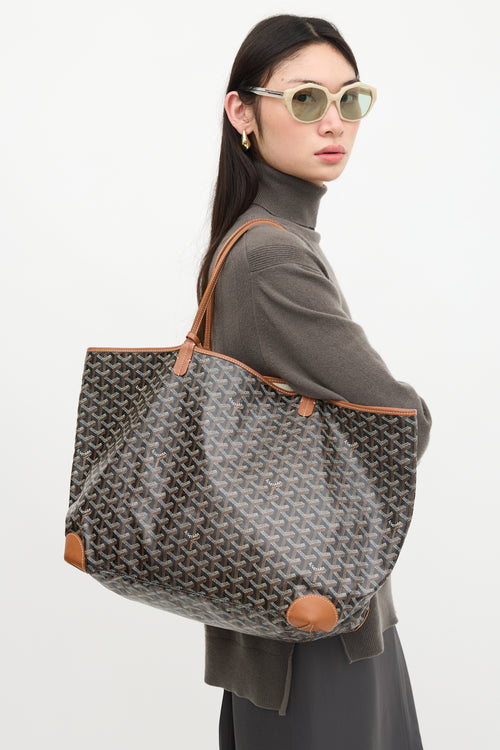 Goyard Goyardine St. Louis PM Tote Bag