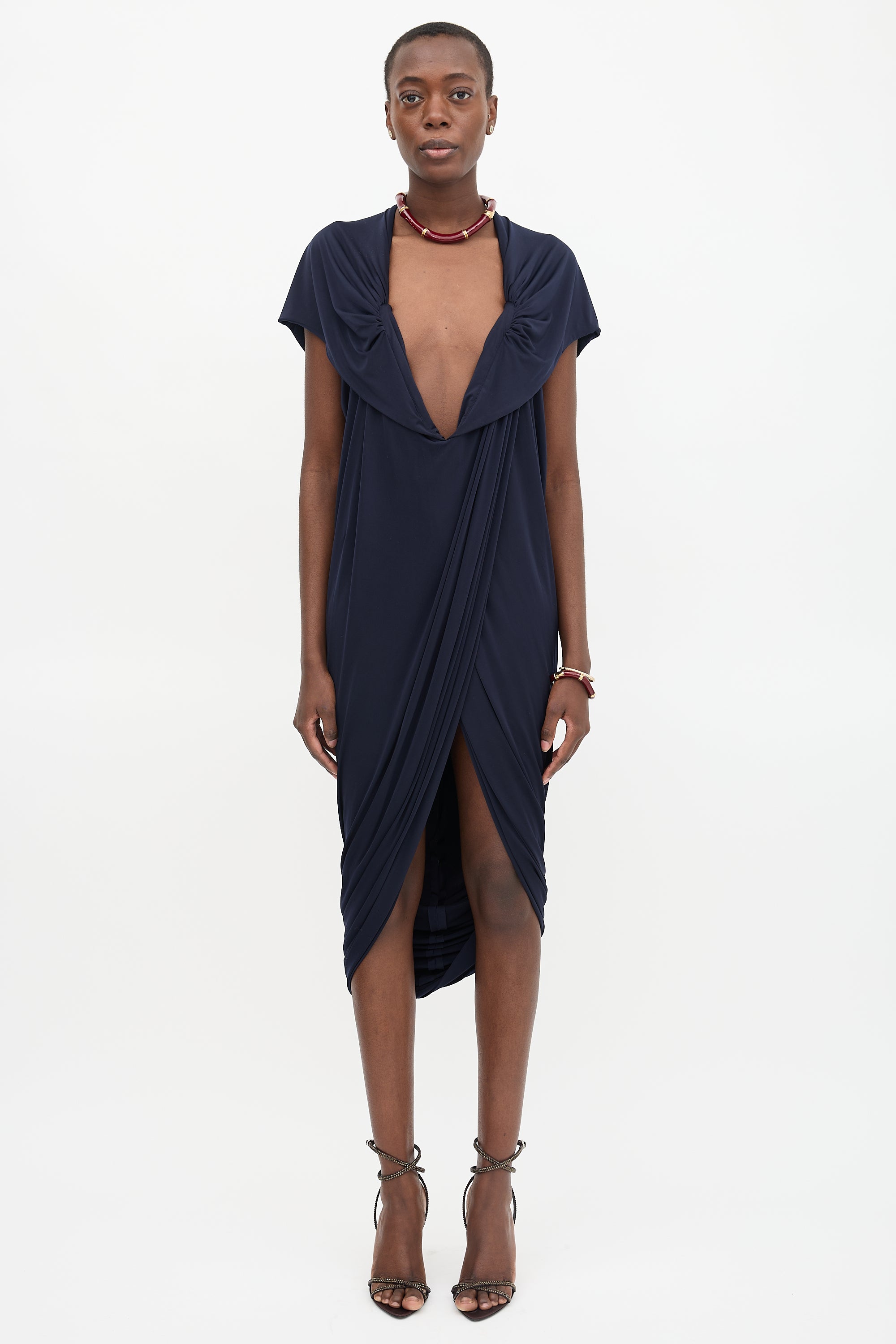 Greta Constantine Draped Marta Dress