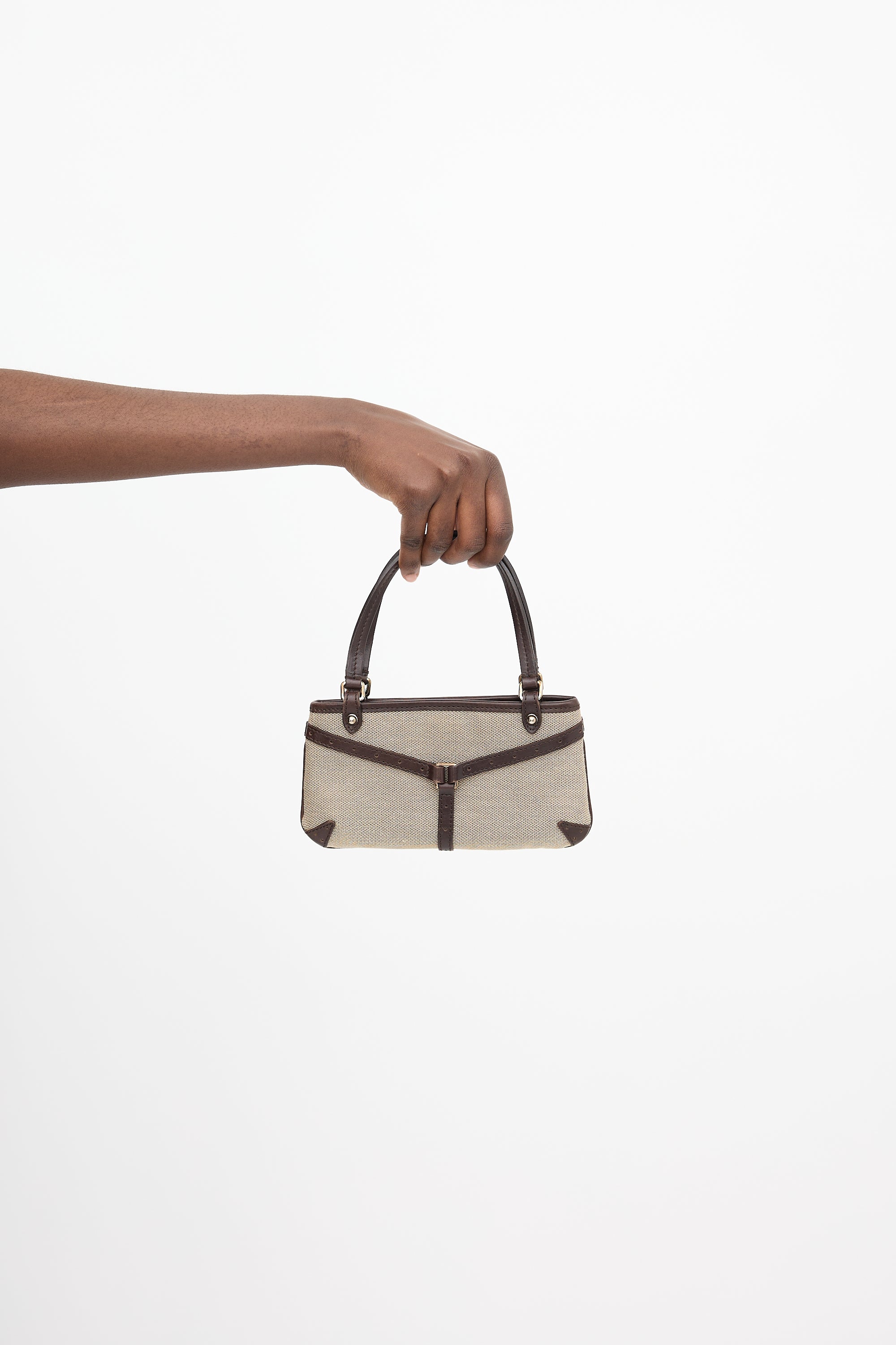 Gucci 2000s Canvas Web Reins Pochette Bag