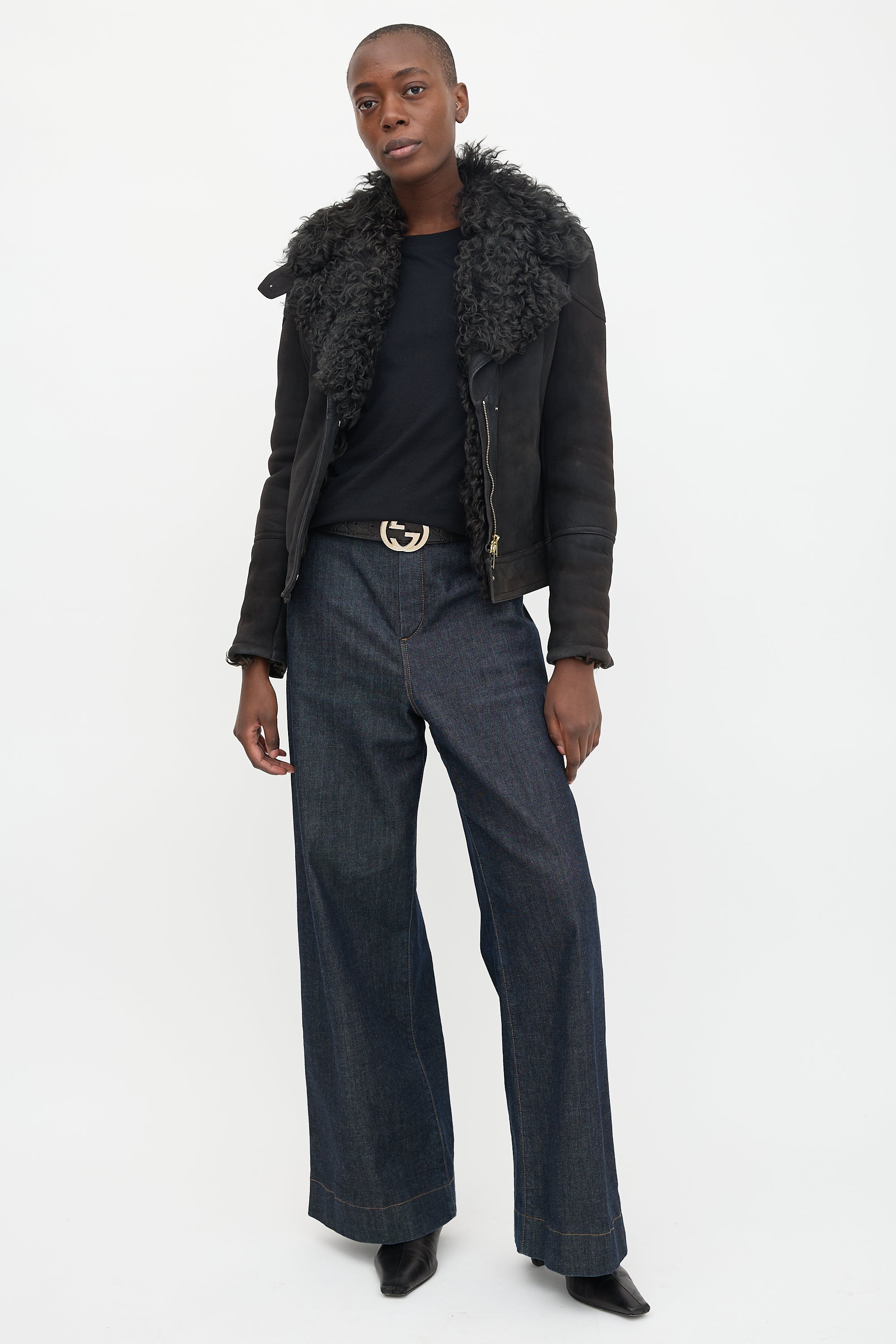 Gucci 2000s Shearling Jacket