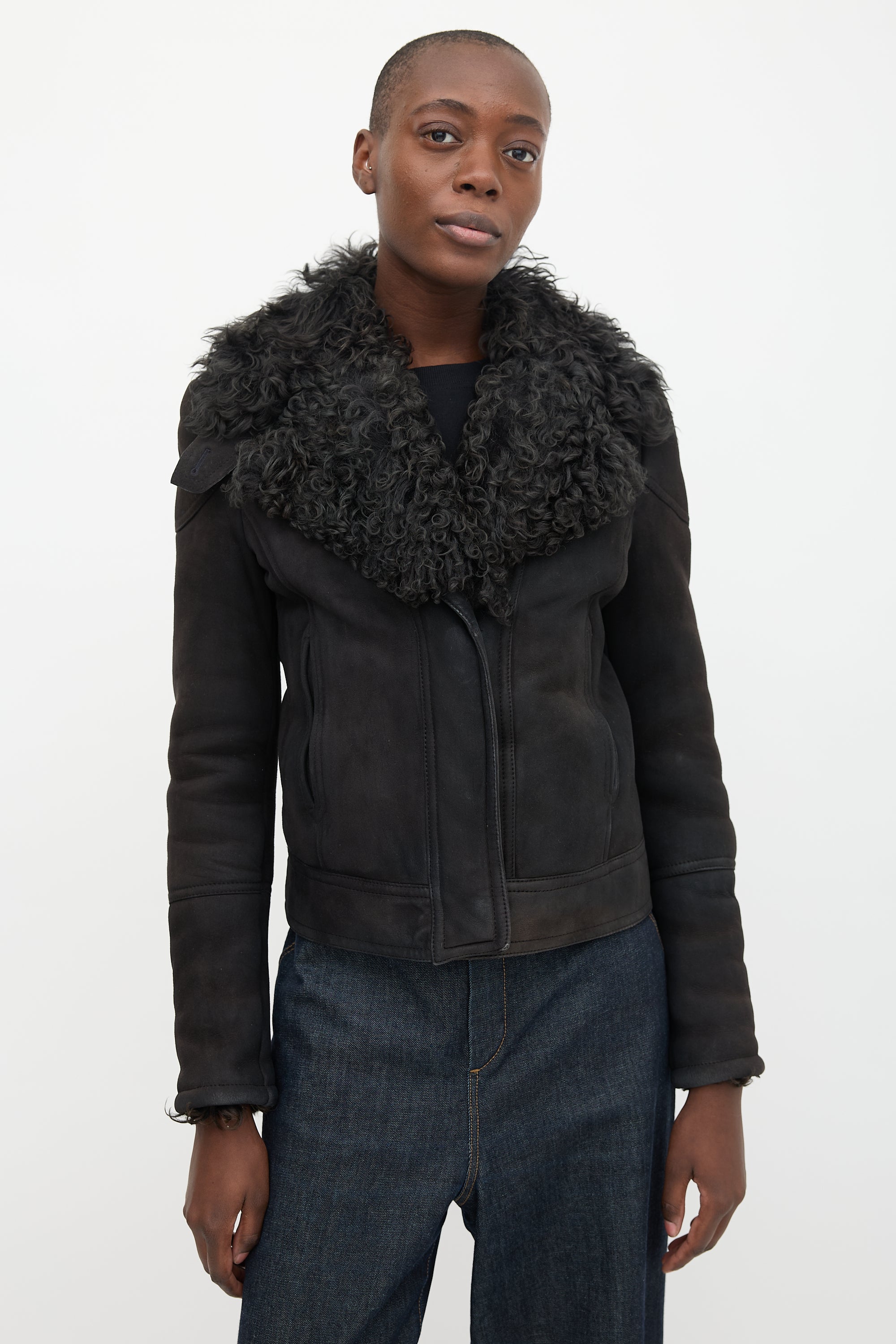 Gucci 2000s Shearling Jacket