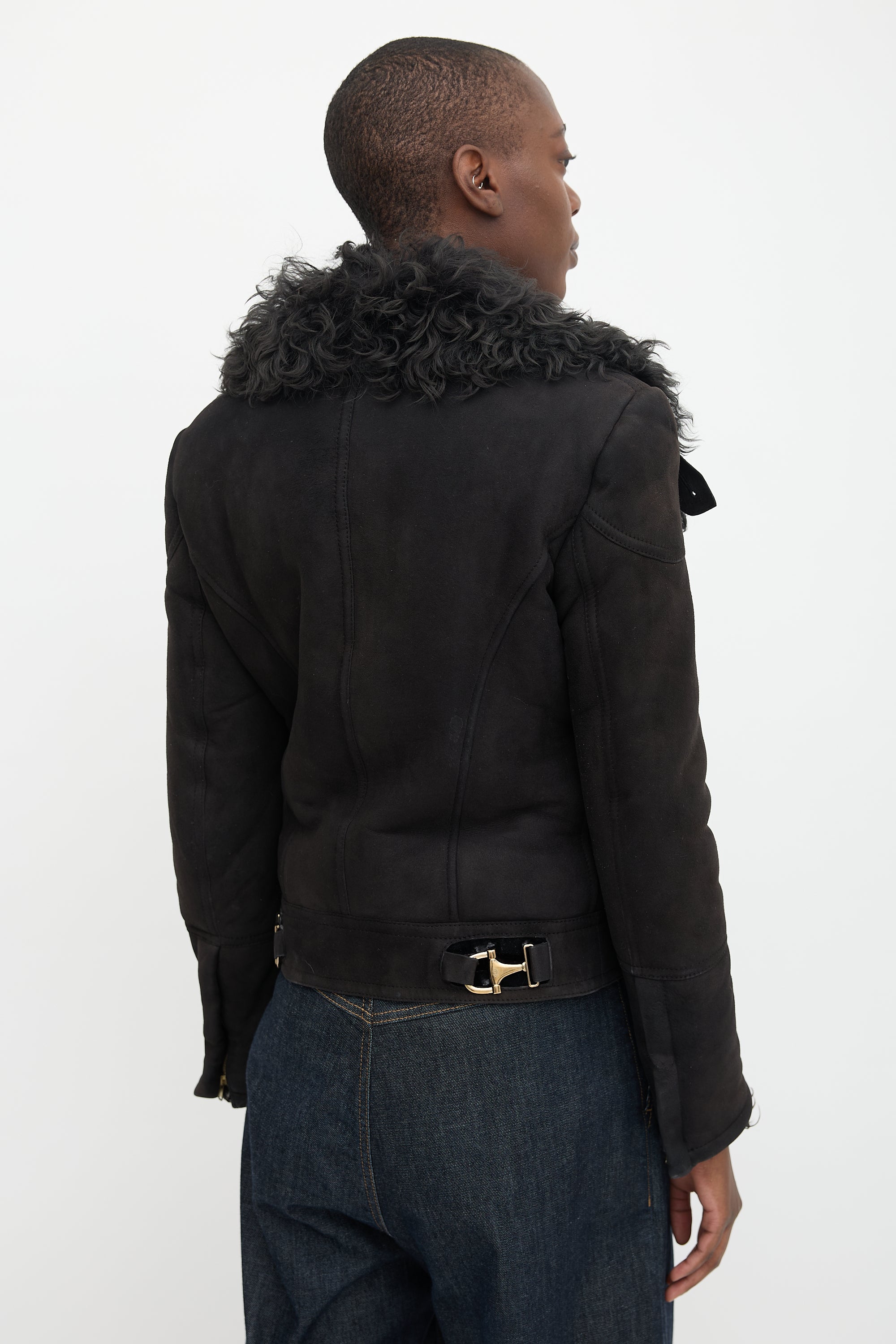 Gucci 2000s Shearling Jacket
