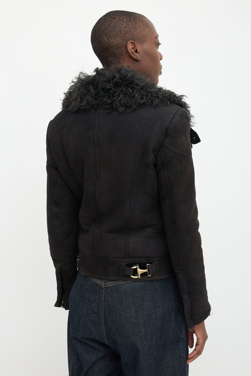 Gucci 2000s Shearling Jacket