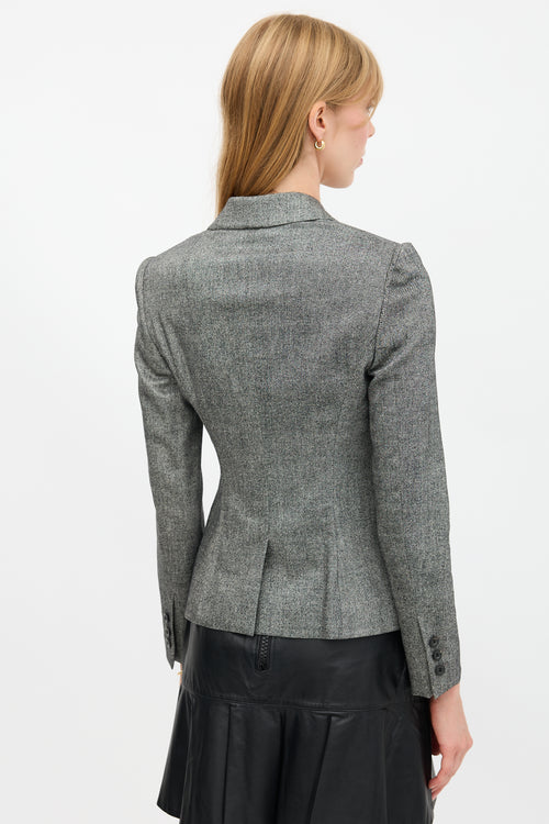 Gucci 2009 Wool Wrap Front Blazer