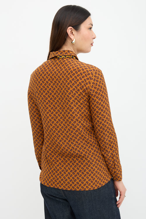 Gucci 2016 Silk Paisley Blouse