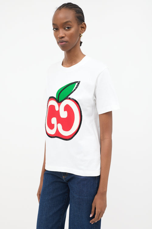 Gucci 2020 GG Apple T-Shirt