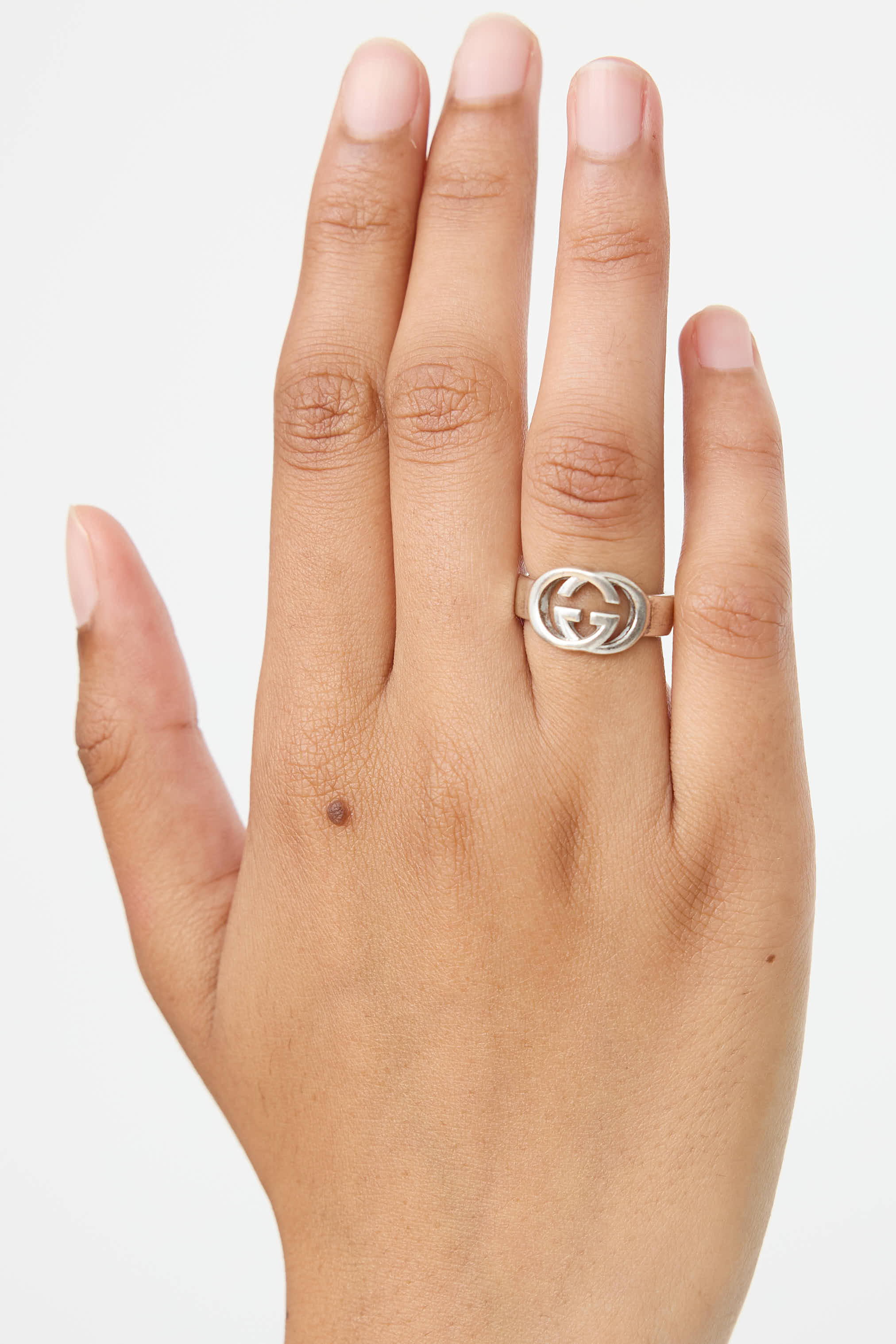 Gucci Sterling Silver GG Ring